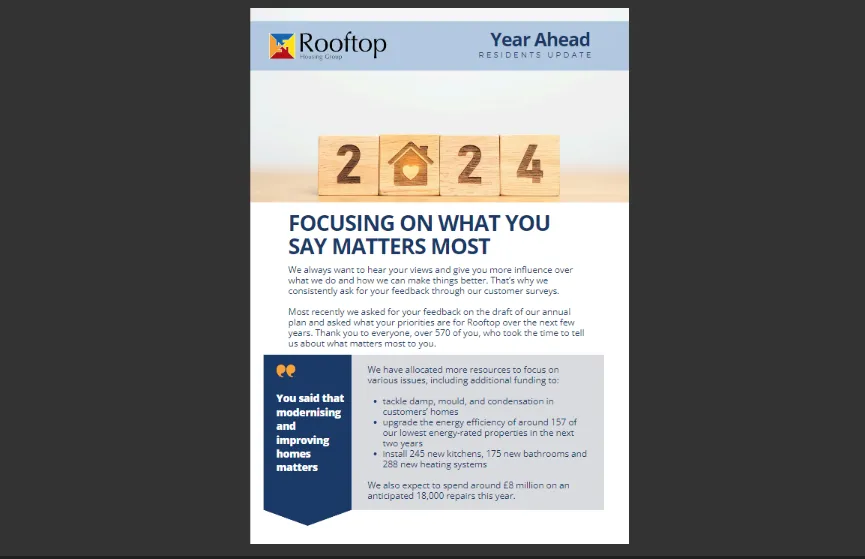 Residents Update - Year Ahead 2024